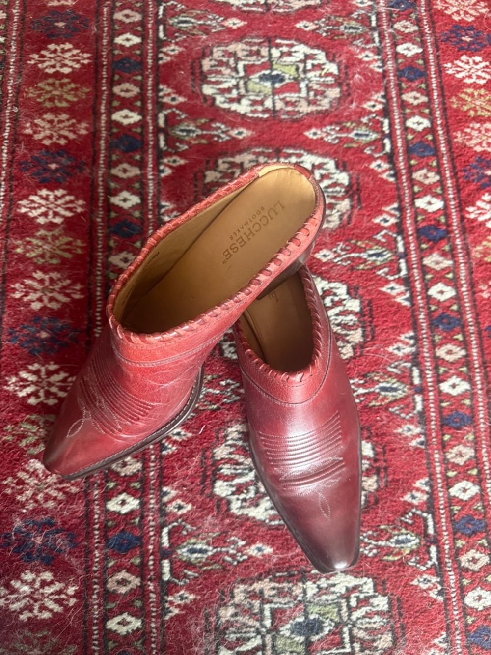 Lucchese Bootmakers Western Cowboy Boot Mules